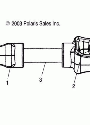 REAR PROP SHAFT - A04CH68AC / AF / AH / AJ / AT / AV (4987468746B05)