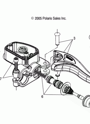 CONTROLS-MASTER CYLINDER / BRAKE LINE RH - A04CL50AA (4999201649920164B09)