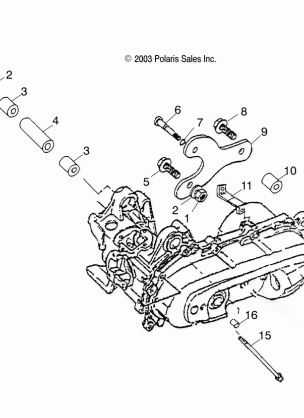 ENGINE BRACKET - A04FA09CA / CB (4991329132A14)