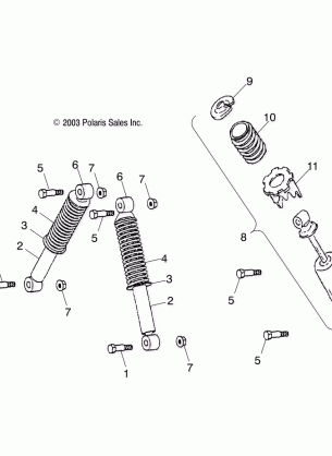 SUSPENSION - A04FA09CA / CB (4987808780B06)