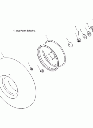 REAR WHEEL - A04GJ50AA / AB / AC / AD (4986168616B06)