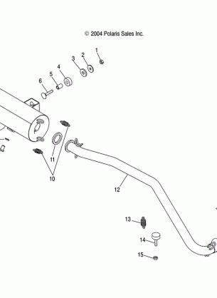 EXHAUST SYSTEM - A04JD32AA (4995189518B05)