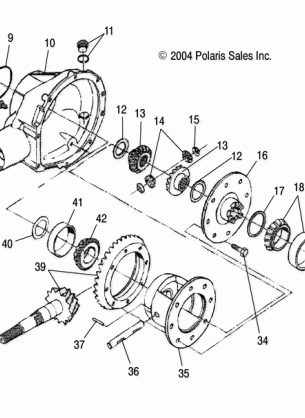 REAR CARRIER - A04JD32AA (4997869786C02)