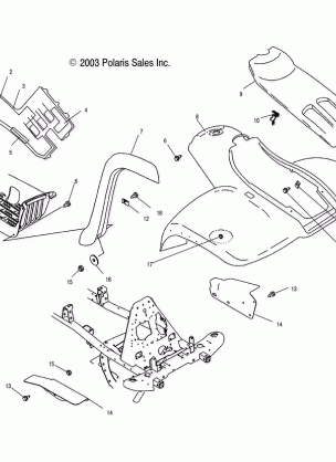 FRONT CAB - A04JD32AA (4977487748A10)