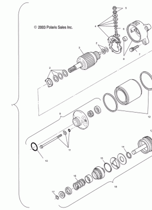 STARTING MOTOR - A04JD32AA (4977487748E02)