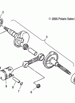 CRANKSHAFT - A04KA05CA (4999202359920235A04)