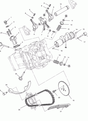 INTAKE AND EXHAUST - A04CH42AA / AE / AG (4986088608D07)