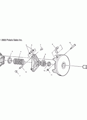 DRIVE CLUTCH - A04CH42AQ / AR / AS / AT / AV (4987258725C06)