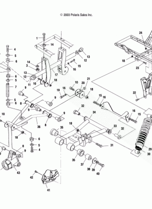 REAR SUSPENSION - A04CH42AQ / AR / AS / AT / AV (4987258725C09)