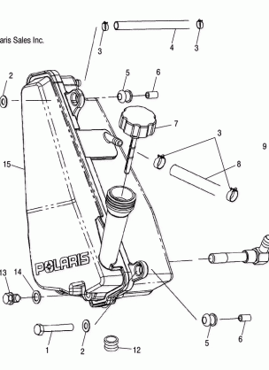 OIL TANK - A04CH50AA / AC / AE / AG (4987288728B04)