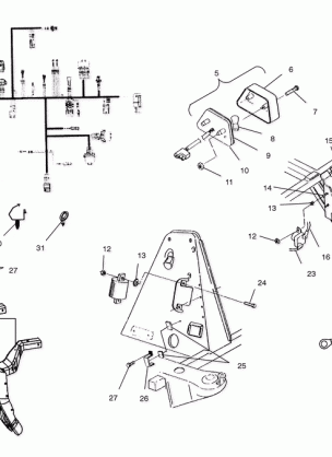 ELECTRICAL / TAILLIGHT - A04CH50AA / AC / AE / AG (4986088608C08)