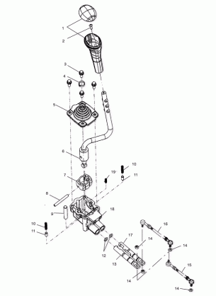 GEAR SELECTOR - A04CH50AA / AC / AE / AG (4975377537C03)