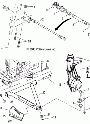 A-ARM / STRUT MOUNTING - A04CH50AO / AQ / AR / AS / AT / AV / AW / AX (4987288728C03)