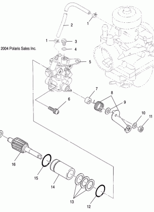 OIL PUMP - A03BA25CA / CB (4994739473C11)