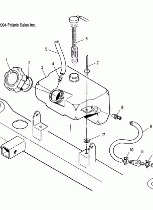 OIL TANK - A03BA25CA / CB (4994739473A12)