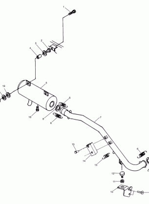 EXHAUST SYSTEM - A03CL50AA (4975687568A08)