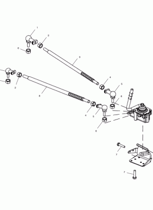 GEAR SELECTOR MOUNTING - A03CL50AA (4975687568C12)