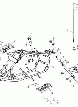 FRAME BODY - A03EA05CA / CB (4978757875B01)