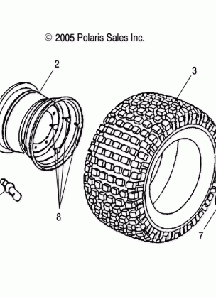 REAR WHEEL - A03EA05CA / CB (4999202359920235B08)