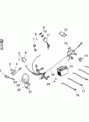 ELECTRICAL PARTS - A03EA05CA / CB (4978757875C03)