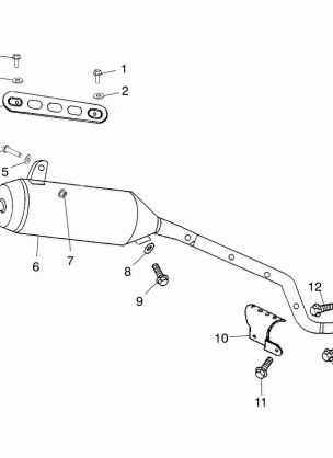 EXHAUST PIPE - A03EA05CA / CB (4978757875A09)