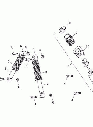 SUSPENSION - A03EA05CA / CB (4970887088B06)