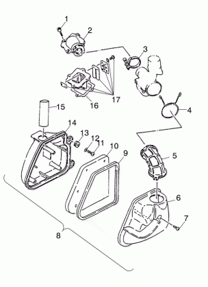 AIR CLEANER - A03FA09CA / CC / CD (4978857885A07)