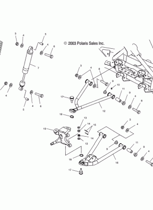 FRONT SUSPENSION - A03GJ50AA / AB (4986168616B04)