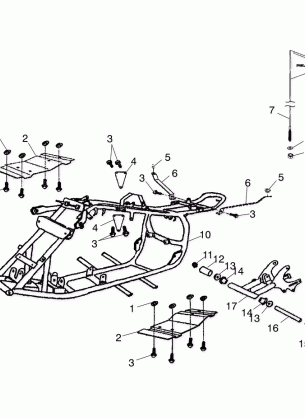 FRAME BODY - A03KA09CA / CB (4983138313B01)