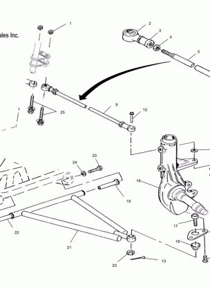 A-ARM / STRUT MOUNTING - A03BA38CA (4982568256B03)