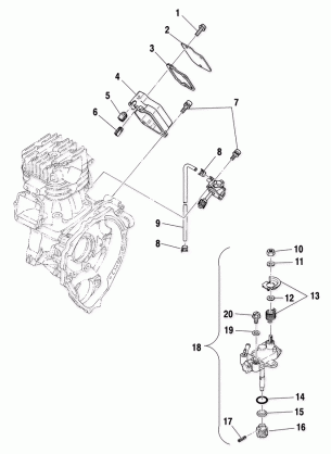 OIL PUMP - A03BA38CA (4982568256C13)