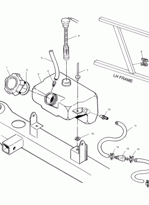 OIL TANK - A03BA38CA (4982568256A11)