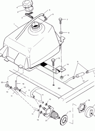 FUEL TANK - A03BA38CA (4982568256A12)