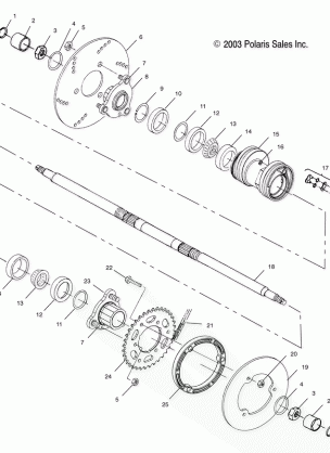 REAR HOUSING - A03BA38CA (4986228622C03)