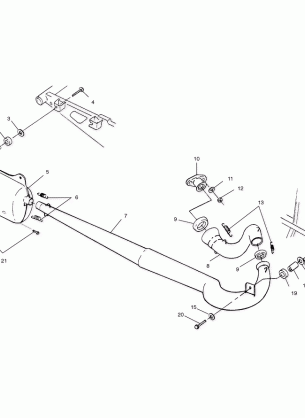 EXHAUST SYSTEM - A03BA38CA (4982568256A08)