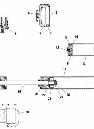 FOX SHOCK GAS RESERVOIR - A03BA38CA (4982568256B04)