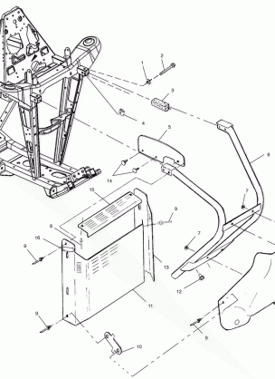 FRONT BUMPER AND SHIELDS - A03BA38CA (4982568256A05)