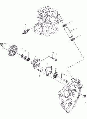 WATER PUMP - A03BA38CA (4982568256D02)