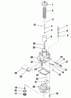 CARBURETOR - A03BA38CA (4982568256C14)