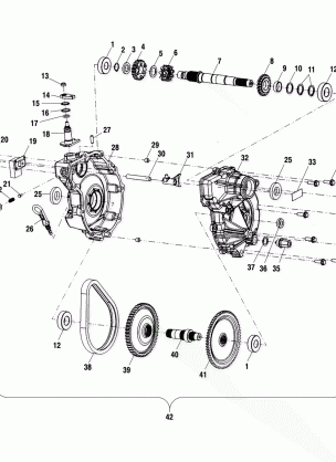 GEARCASE - A03BA38CA (4975037503C03)