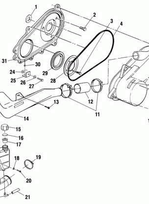 CLUTCH COVER - A03BA38CA (4982568256C01)