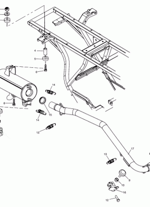 EXHAUST SYSTEM - A03CA32AA (4978627862A10)
