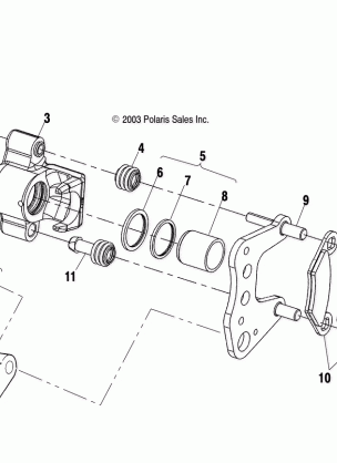 FRONT BRAKE - A03CD32AA / AB / AC / FB (4986188618B05)