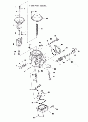 CARBURETOR - A03CD32AA / AB / AC / FB (4978627862C09)