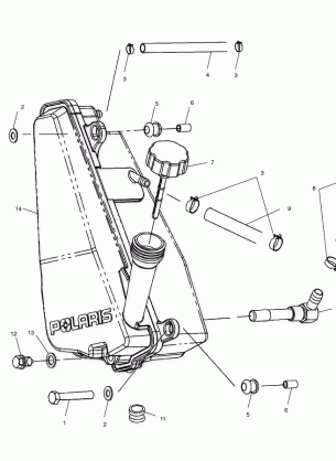 OIL TANK - A03CH42AA / AB / AC (4975417541B13)