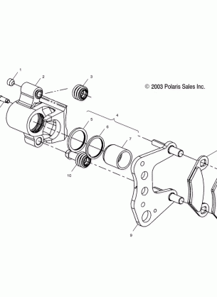 FRONT BRAKE - A03CH50AA / AB / AC / AD / AE / AH / AJ (4987288728B07)