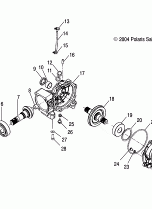 FRONT HOUSING - A03CH50AA / AB / AC / AD / AE / AH / AJ (4994789478B01)