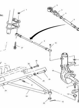 A-ARM / STRUT MOUNTING - A02BA25CA / CB / CD (4969896989B05)