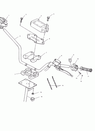 HANDLEBAR - A02BA25CA / CB / CD (4969896989B06)