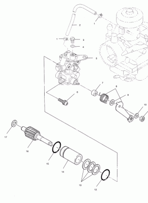 OIL PUMP - A02BA25CA / CB / CD (4969896989C12)